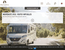 Tablet Screenshot of bavaria-camping-car.com